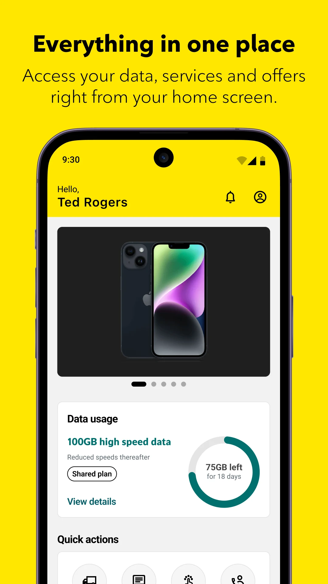 Fido My Account screenshot